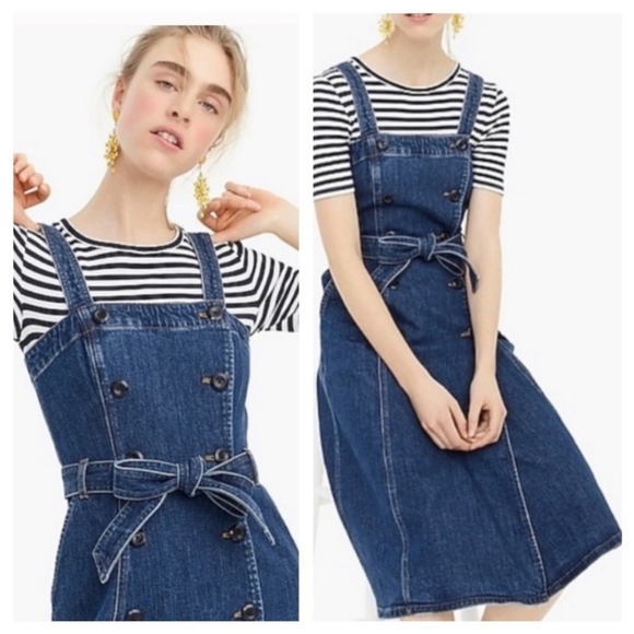J. Crew Dresses & Skirts - ❤️ HOST PICK ❤️Size 16 - Button-front trench dress in stretch denim